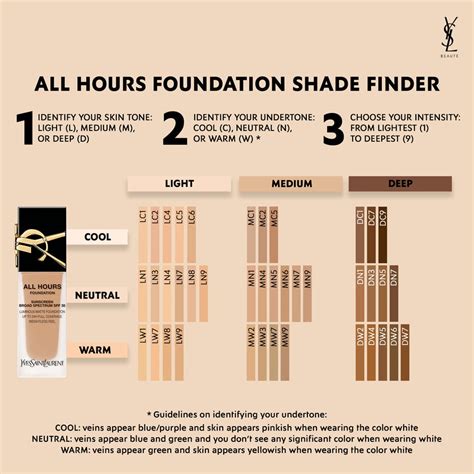 ysl foundation colour finder|YSL foundation tint.